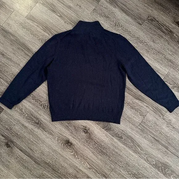 Robert Talbott Carmel 1/4 zip lambswool sweater